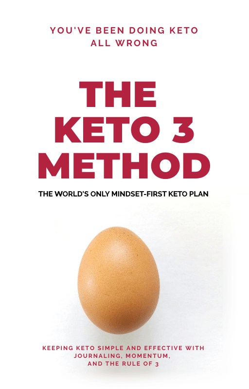The cover of the Keto 3 Method ebook - 9 dollar business